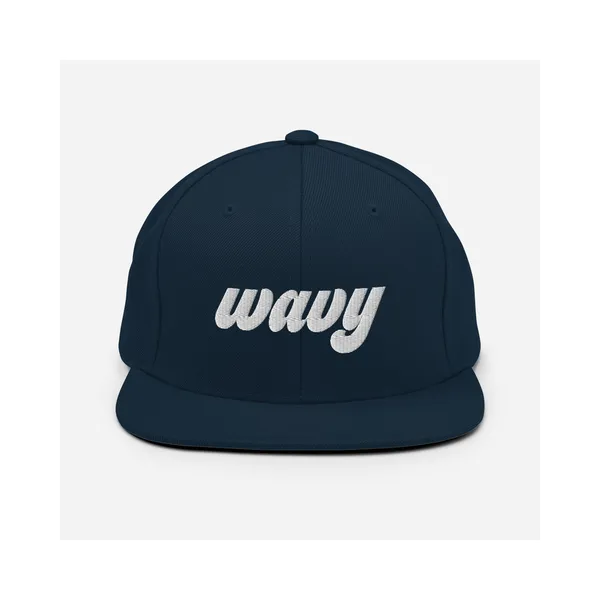 Wavy Snapback Hat
